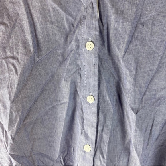 Nordstrom Signature cotton Colorblock button up NWT - Picture 9 of 9